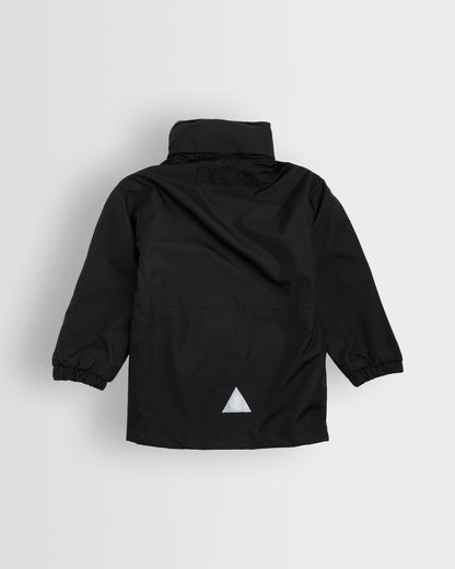 Unisex Black Outdoor Coat