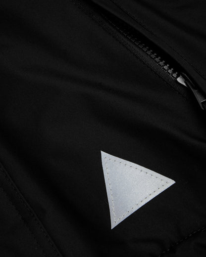 Unisex Black Outdoor Coat