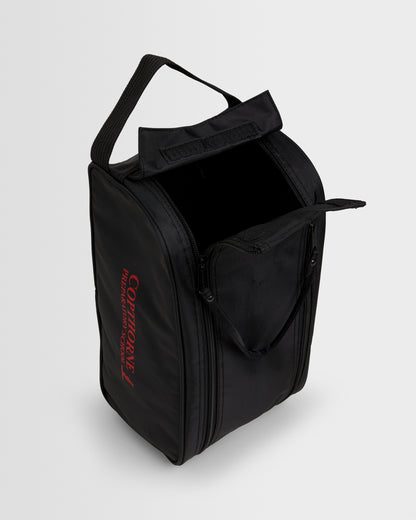 Black Boot Bag with Logo