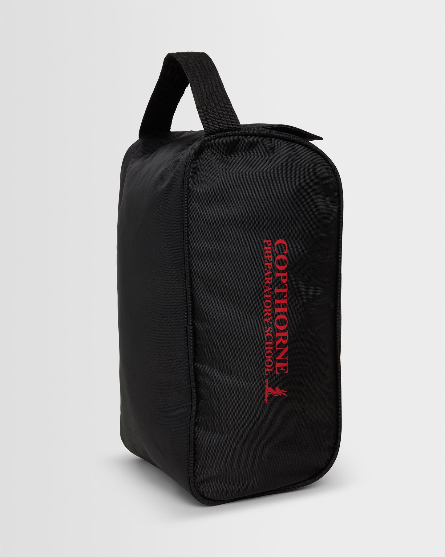 Black Boot Bag with Logo