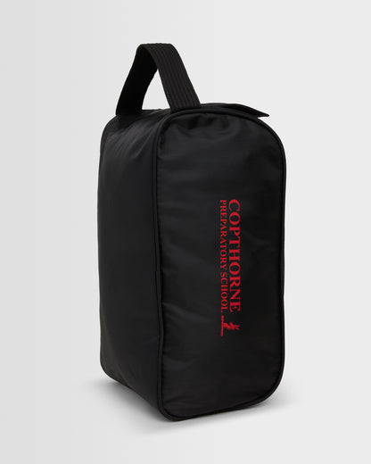 Black Boot Bag with Logo