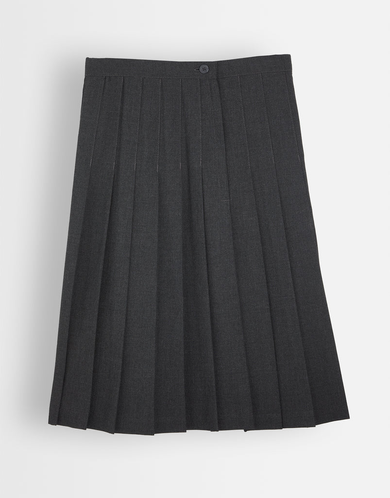 Grey Pleated Skirt