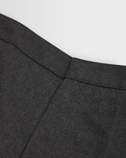Close up of the waist of Bermuda Style Grey Shorts