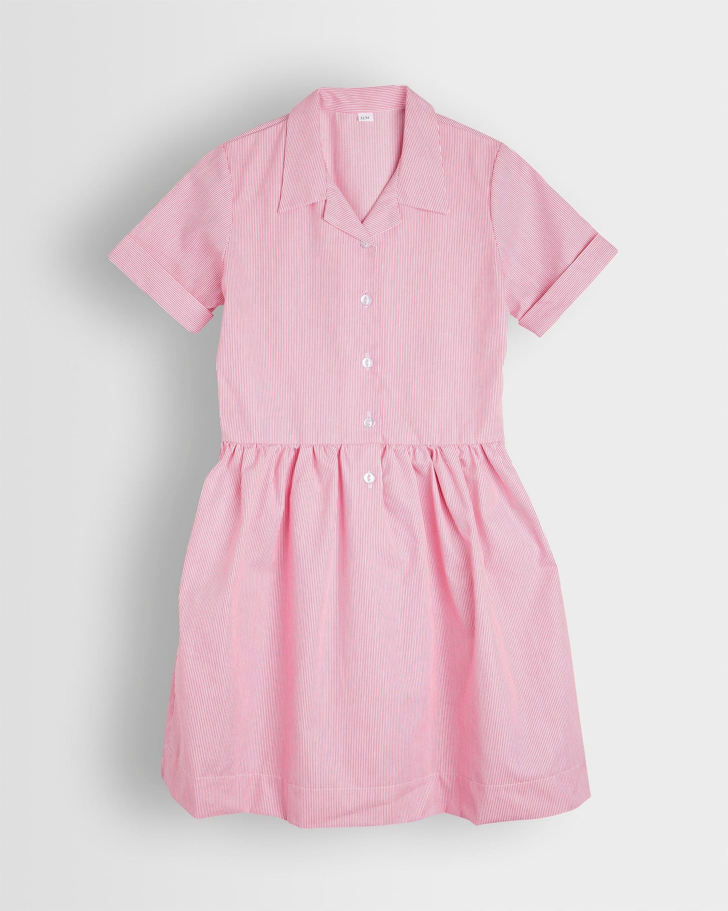 Girls Pink-White Summer Dress