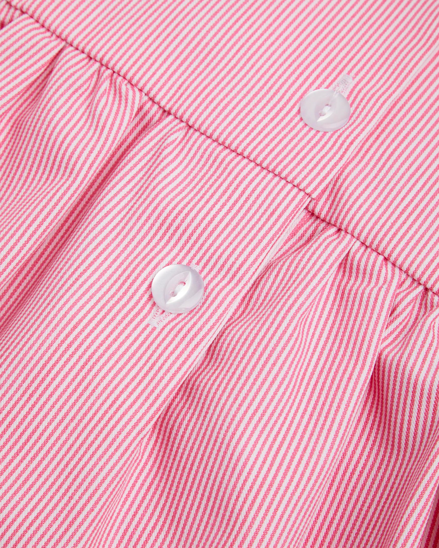 Girls Pink-White Summer Dress