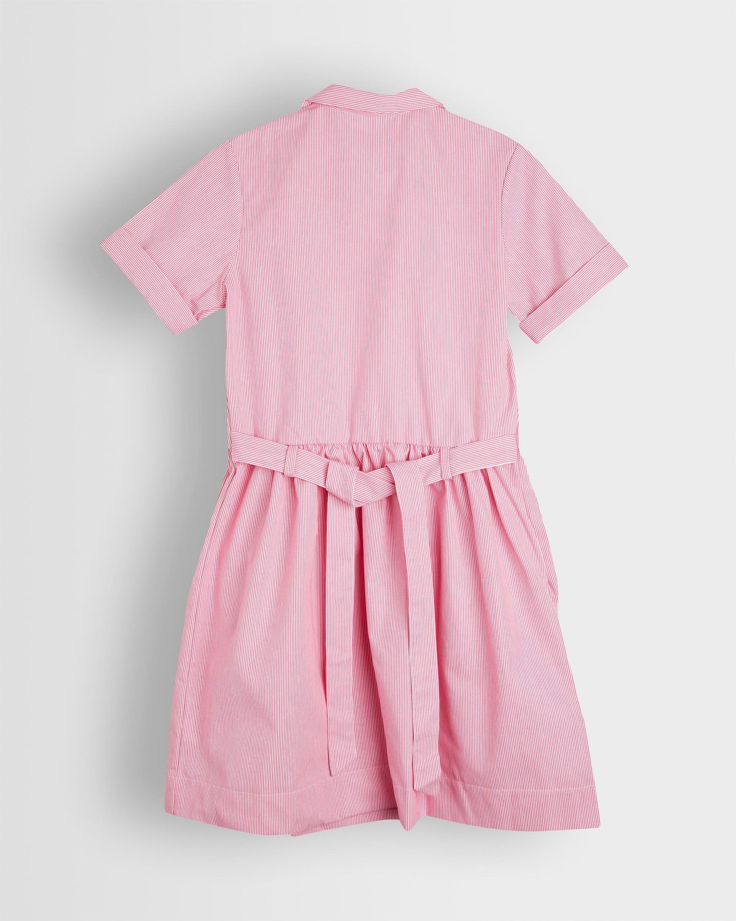 Girls Pink-White Summer Dress