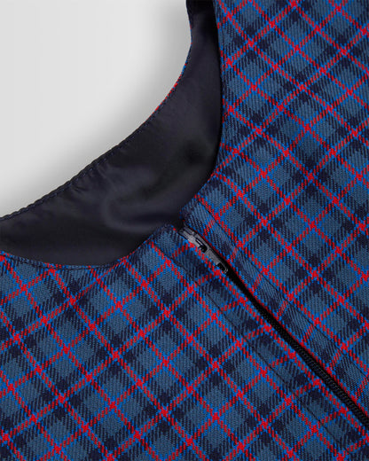 Girls Tartan Pinafore