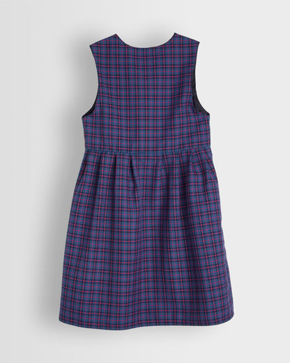 Girls Tartan Pinafore