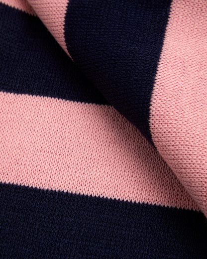Unisex Navy/Pink Scarf