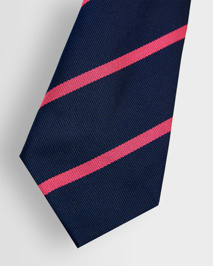 Unisex Navy/Pink Tie