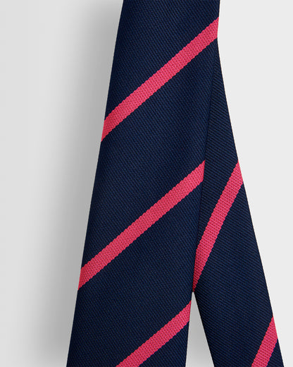 Unisex Navy/Pink Tie
