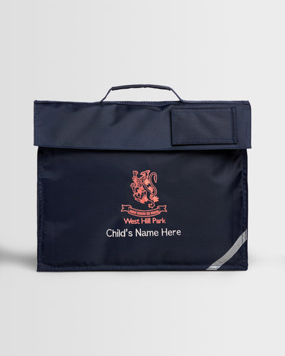 Navy Book Bag with Name