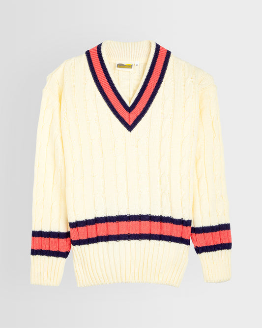 Unisex White Cricket Jersey
