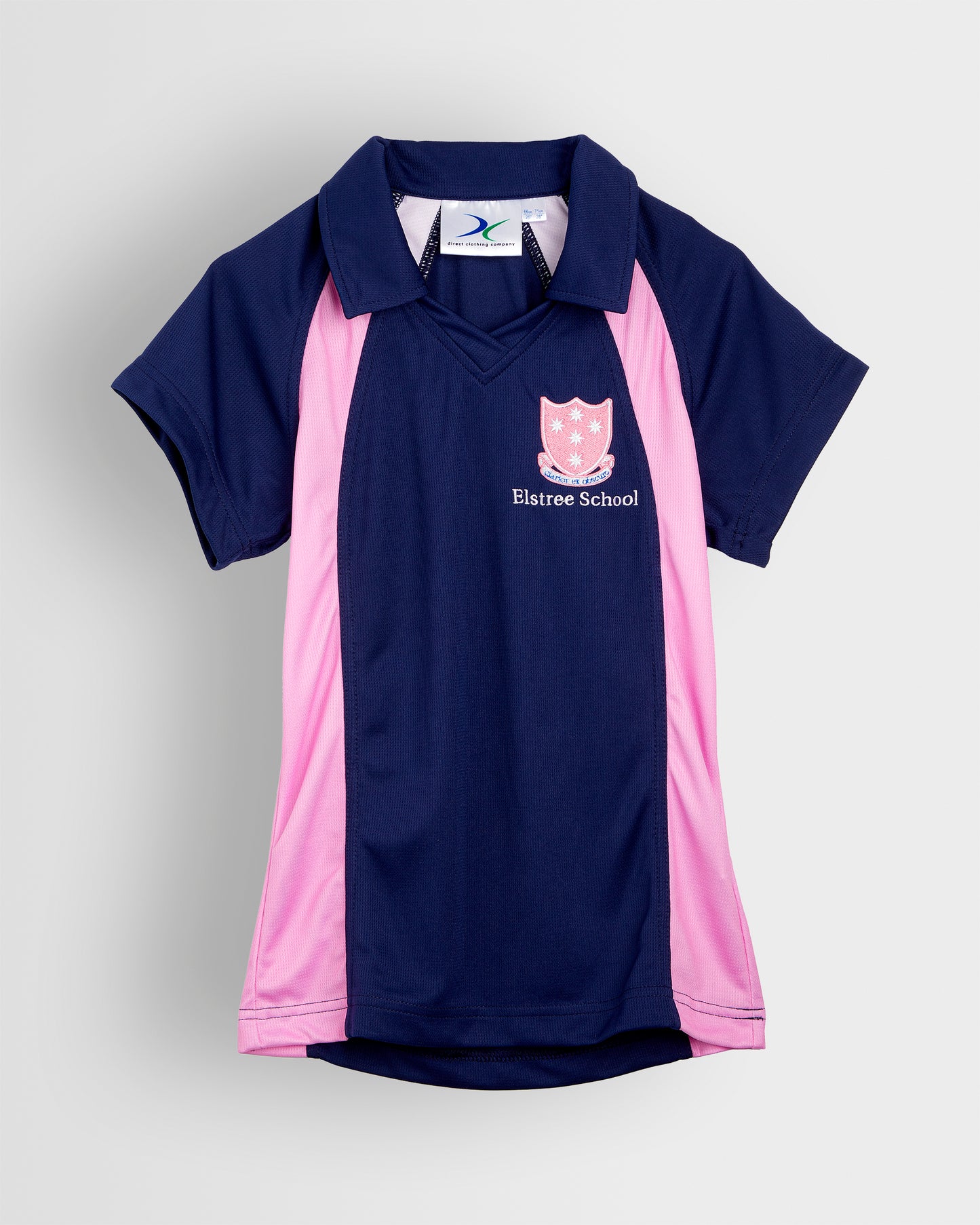 Girls Navy-Pink Hockey Top