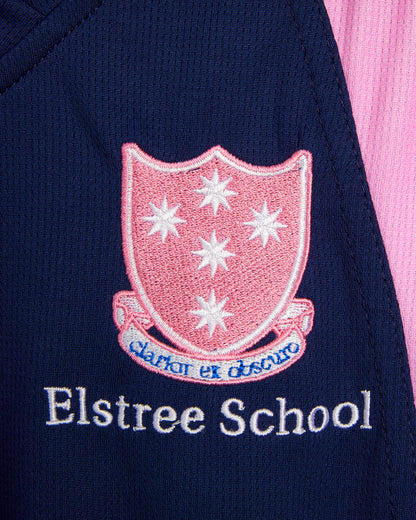 Girls Navy-Pink Hockey Top