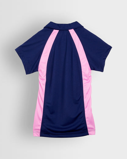 Girls Navy-Pink Hockey Top
