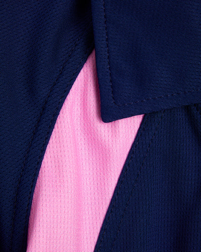 Girls Navy-Pink Hockey Top