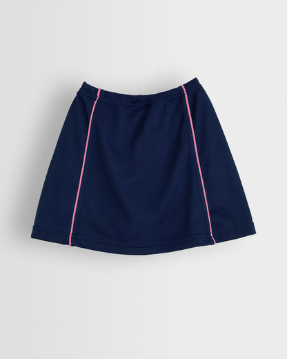Girls Navy-Pink Games Skort
