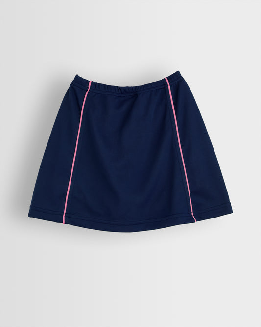 Girls Navy-Pink Games Skort