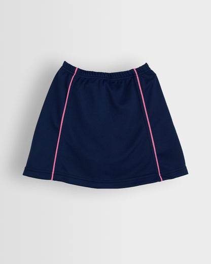 Girls Navy-Pink Games Skort
