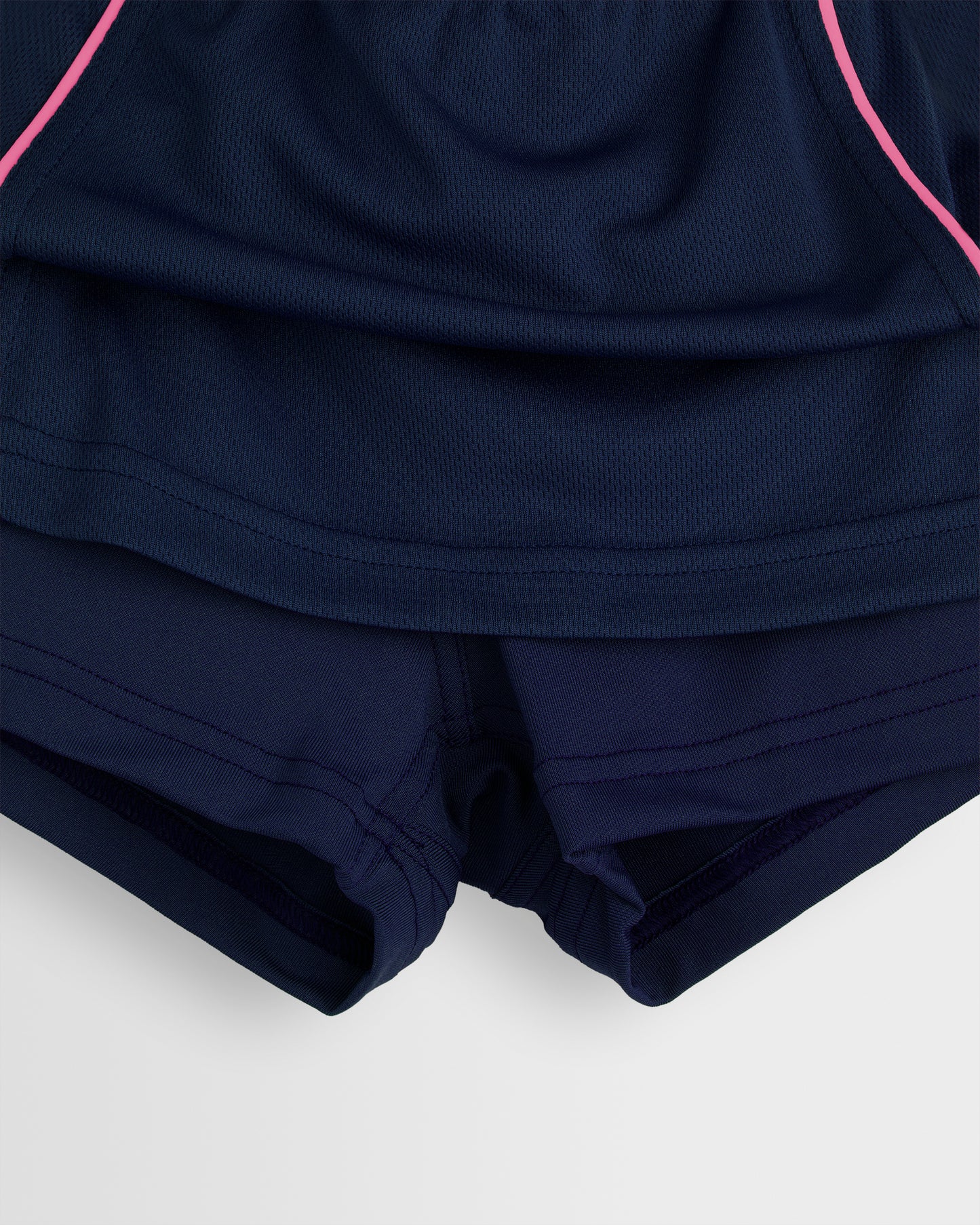 Girls Navy-Pink Games Skort