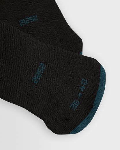 Black Football Socks