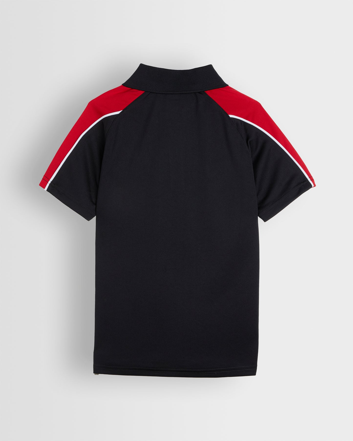 Boys Black-Red Sports Polo Shirt