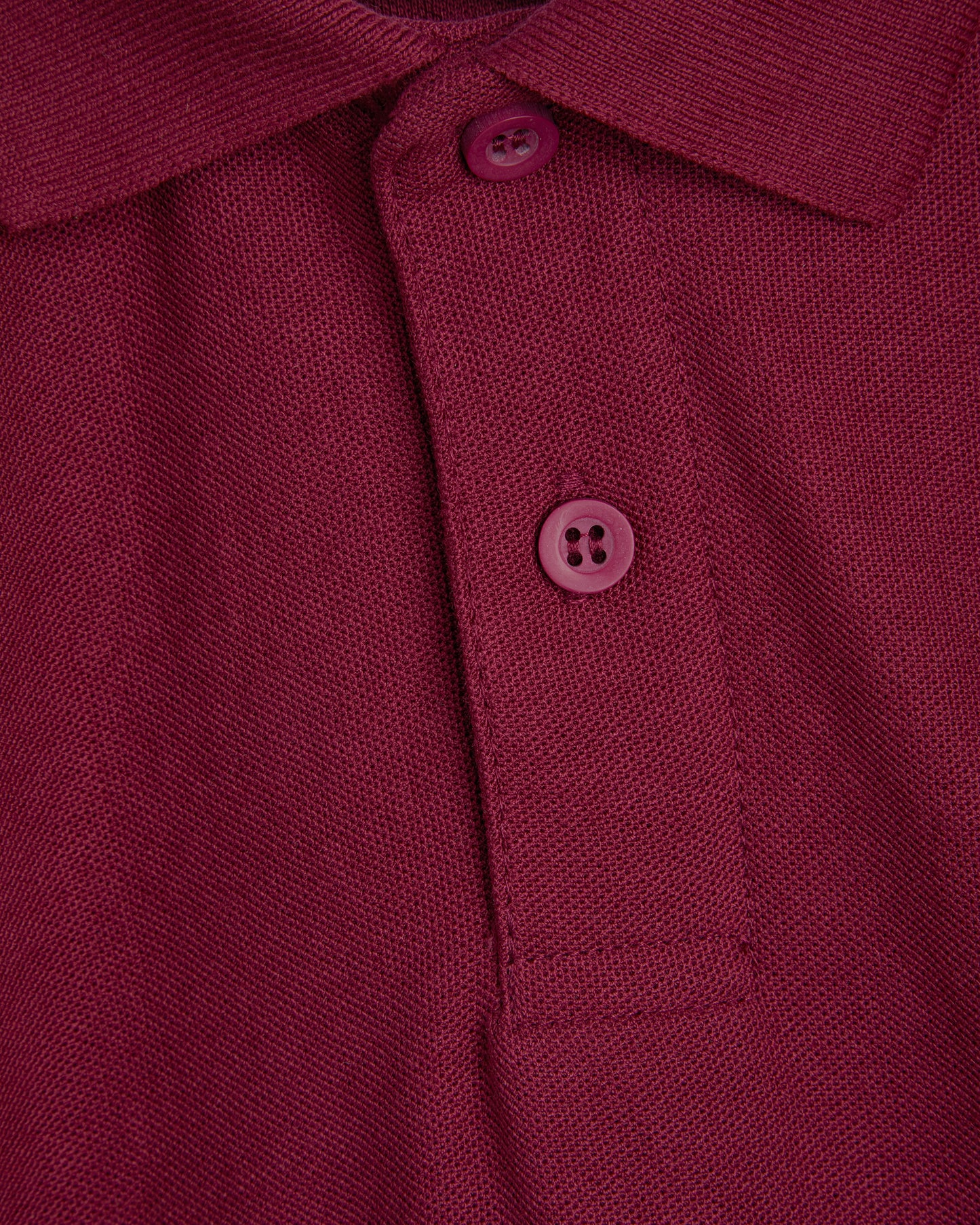 Unisex Maroon Summer Polo Shirt