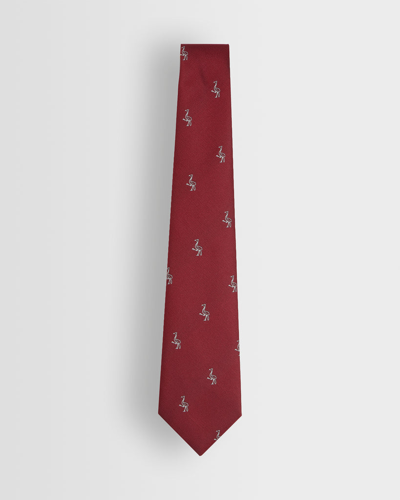 Unisex Maroon Tie