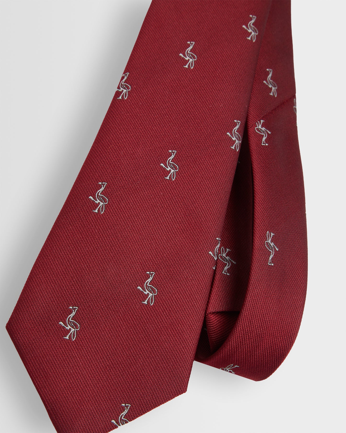 Unisex Maroon Tie