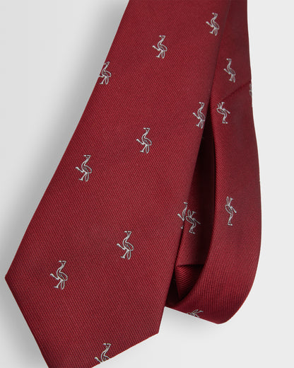 Unisex Maroon Tie