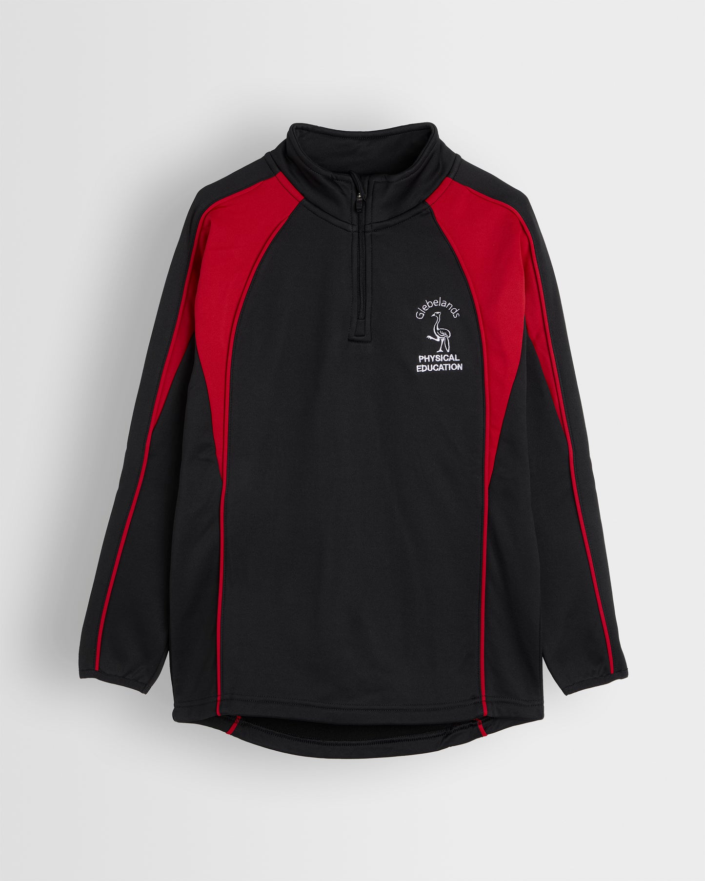 Unisex Black-Red Midlayer Track Top