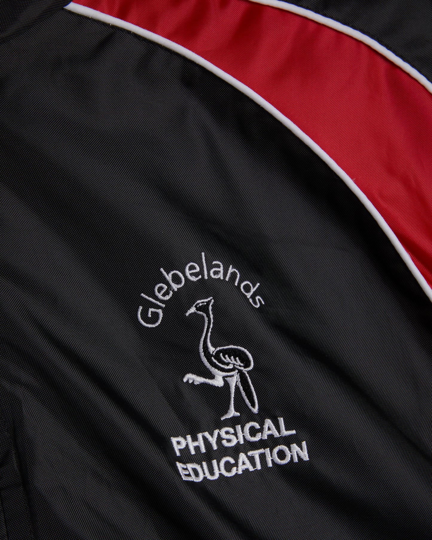 Unisex Black-Red Rain Jacket