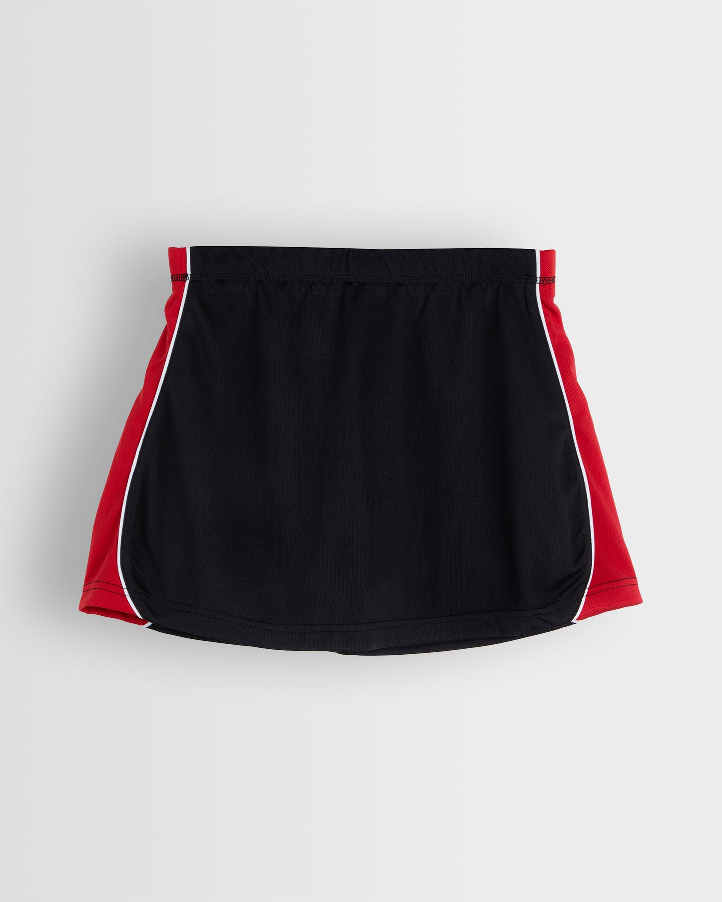 Girls Black-Red Skort