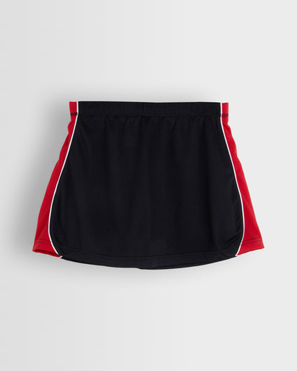 Girls Black-Red Skort