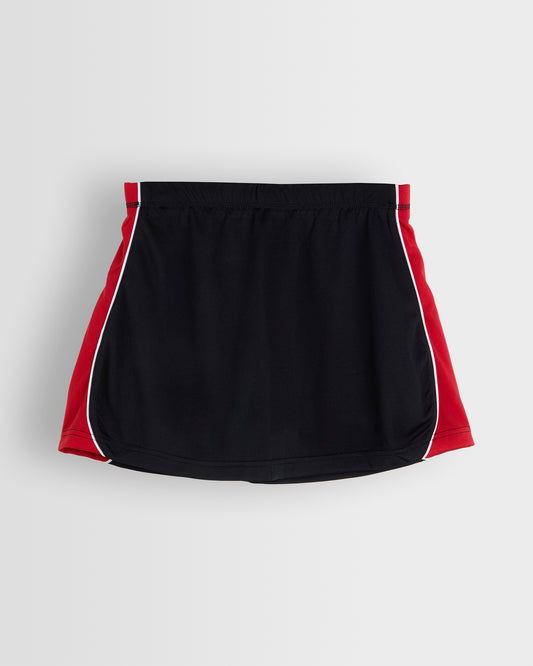 Girls Black-Red Skort