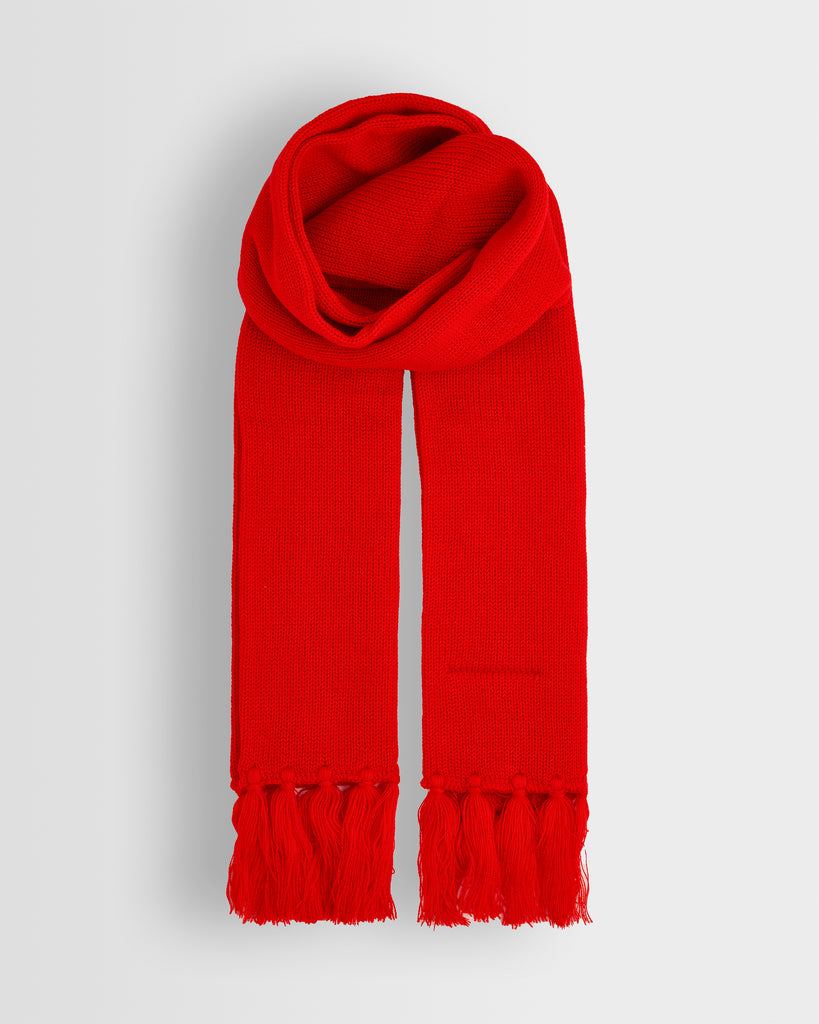 Unisex Red Scarf