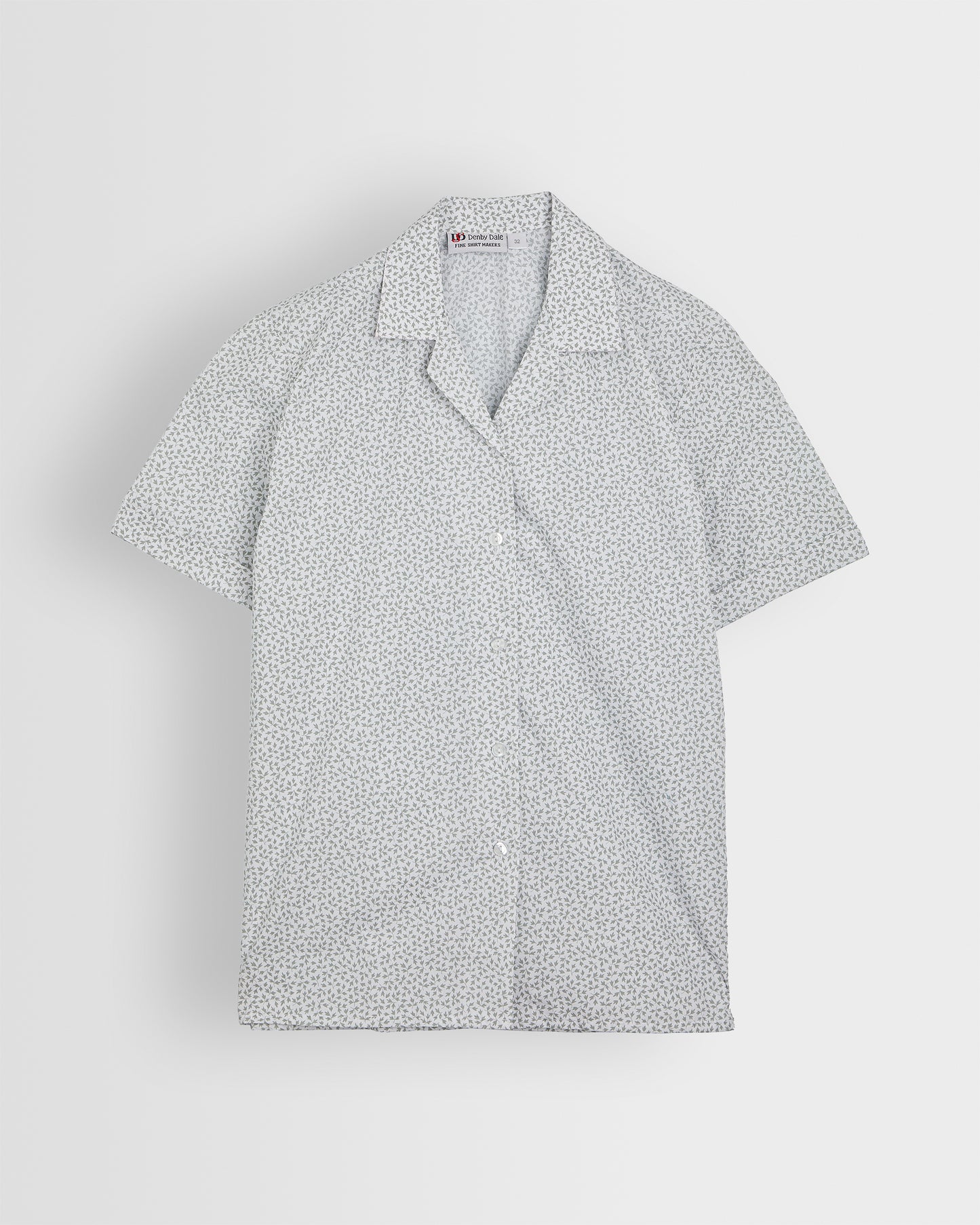 Girls Grey Leaf Blouse
