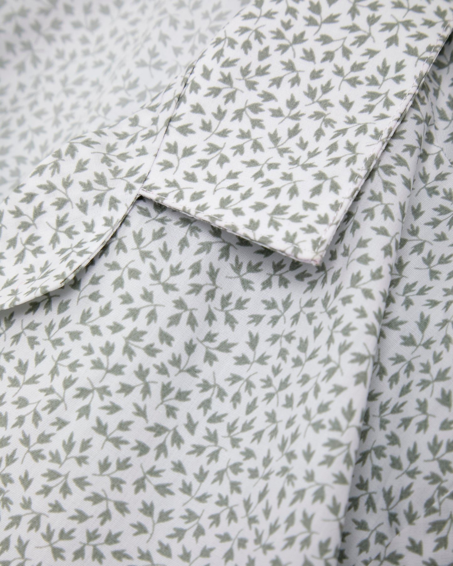 Girls Grey Leaf Blouse