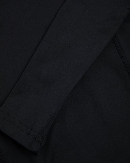 Sleeve close up of black baselayer