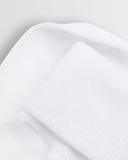 Girls White Short Socks