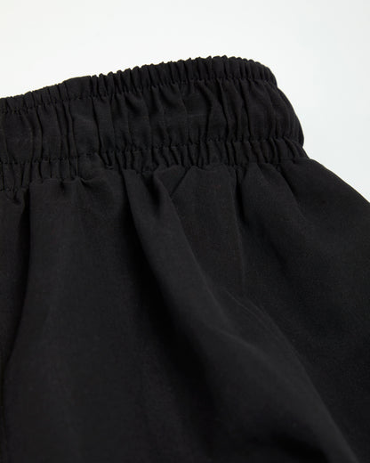 Girls Black Tracksuit Bottoms