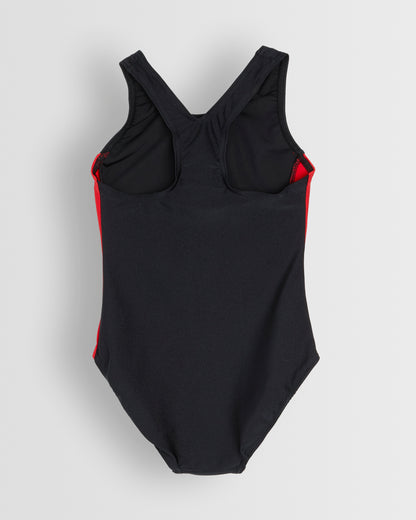 Girls Black-Red Swimsuit