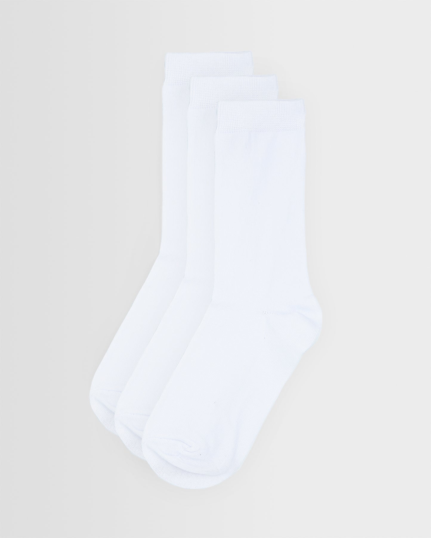 White Ankle Socks- Pack of 3