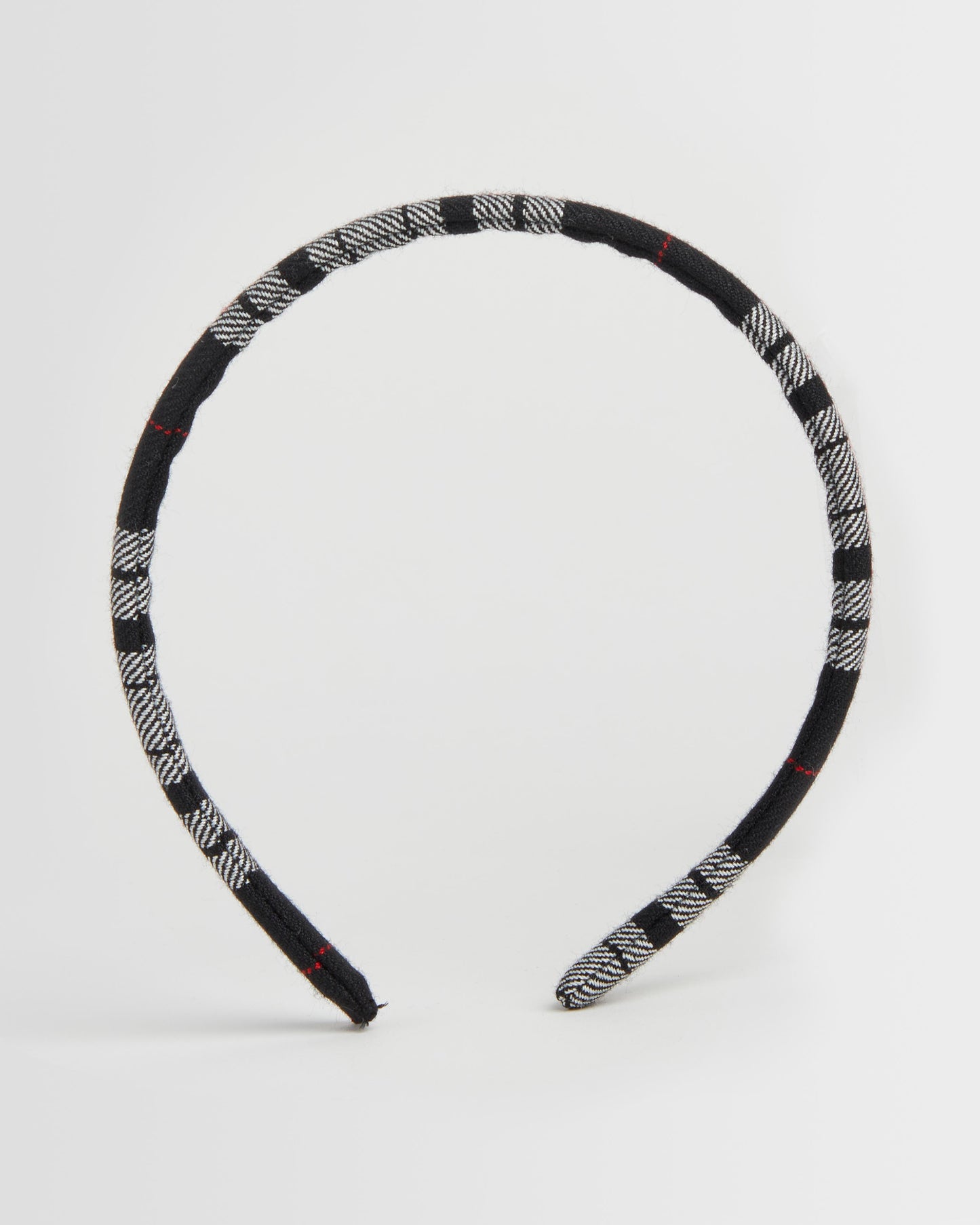 Girls White/Black Winter Alice Band