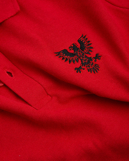 Unisex Red Polo Shirt