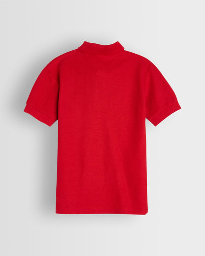 Unisex Red Polo Shirt