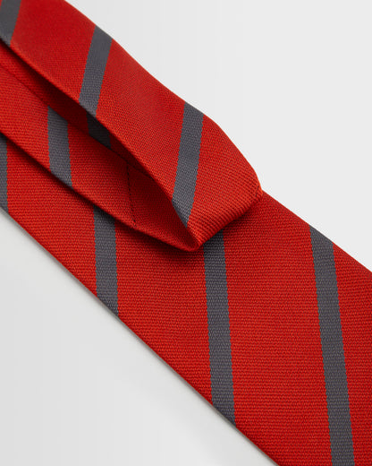 Boys Red/Grey Tie