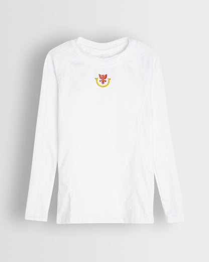 Girls White Baselayer