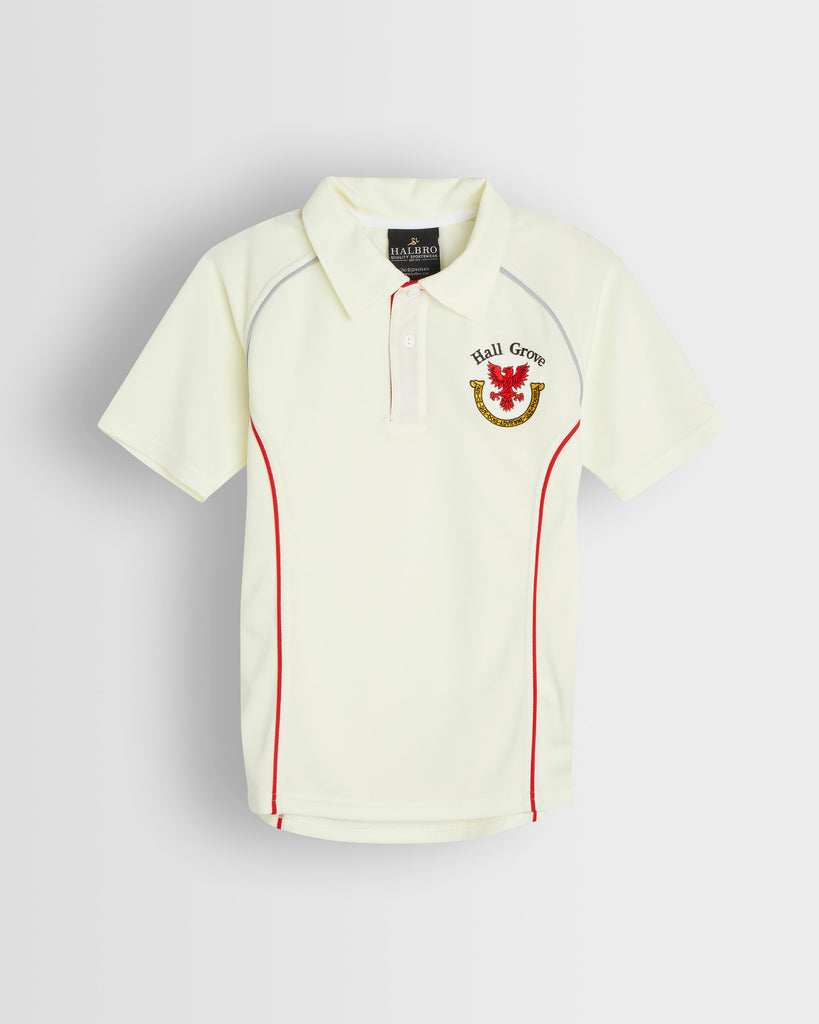 Unisex White Cricket Shirt